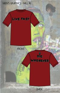 live fast die whenever men's FA 16-01